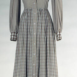 Dress - Prue Acton, Brown Gingham, 1970