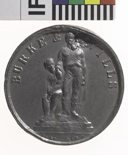 Medal - Burke and Wills,1864 AD