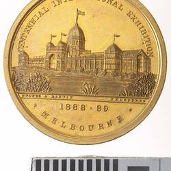 Medal - Melbourne Centennial International Exhibition Commemorative, Victoria, Australia, 1888