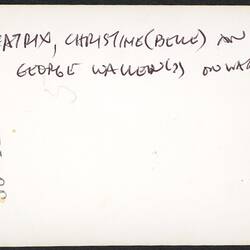 White back of photograph with handwriting.