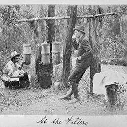Photograph - 'At the Filters', by A.J. Campbell, Lower Ferntree Gully, Victoria, 1905