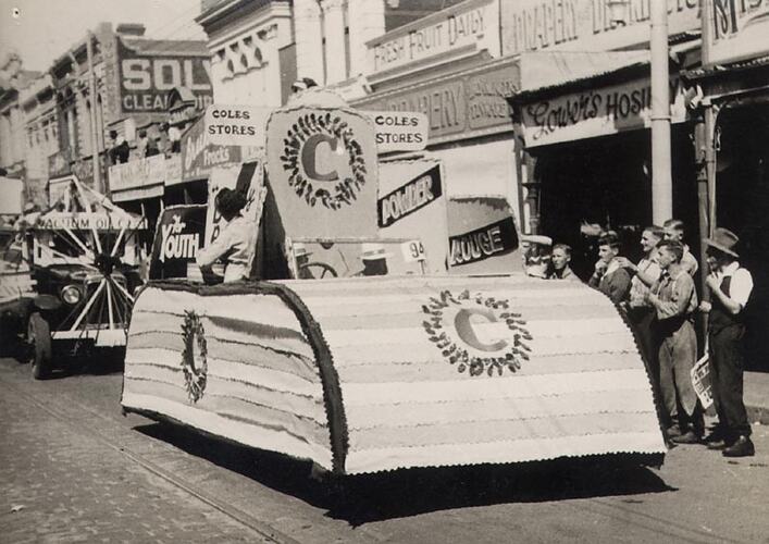 Photograph - Decorated Float, Ballarat, 1935