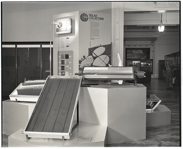 Solar energy exhibition display.
