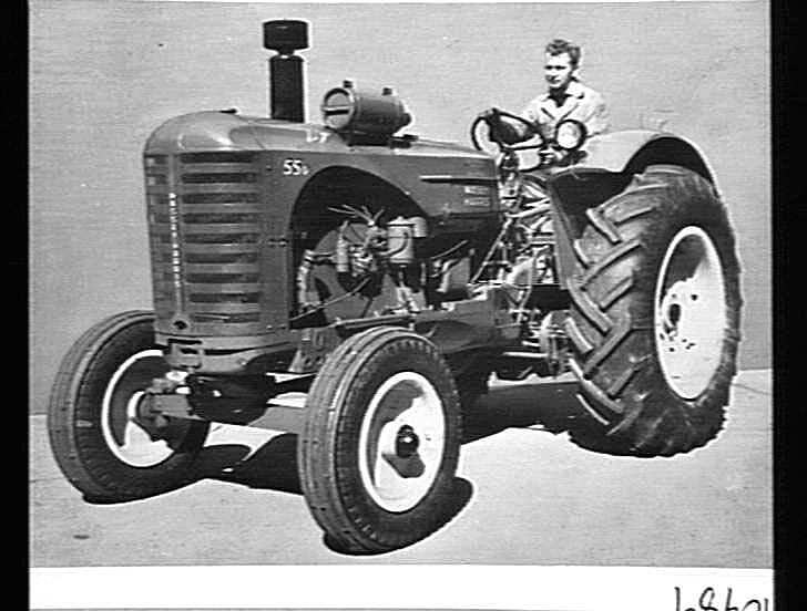 Photograph - H.V. McKay Massey Harris, Model 55 Tractor on Display ...