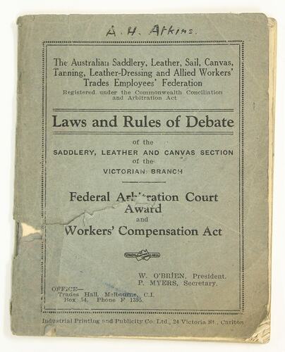 Booklet - Laws And Rules Of Debate