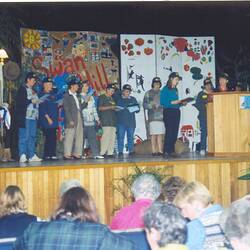 Digital Photograph - Stage Performance by Organising Committee, Women on Farms Gathering, Swan Hill, 1995