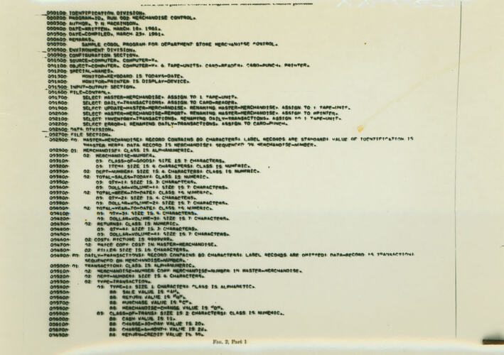 Photograph - Computer Programming Instructions