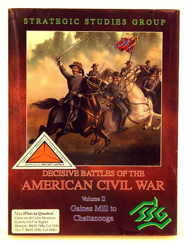 Computer Game - American Civil War, Vol II, Apple Software