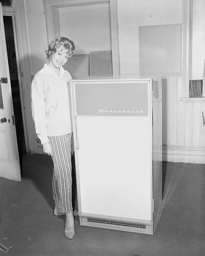 Negative - Model Promoting an Electrolux Refrigerator, 1959