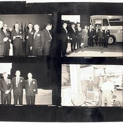 Photograph - Massey Ferguson, Proof Sheet of Official Opening of the Sunshine Foundry by Premier Bolte, Sunshine, Victoria, 1967
