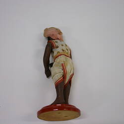 Indian Figure - Man Wearing a Turban, Clay
