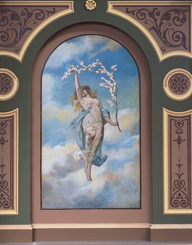 Sylphs, Spring, Detail of Interior Following Restoration, Royal Exhibition Building, Melbourne, Victoria, 2001