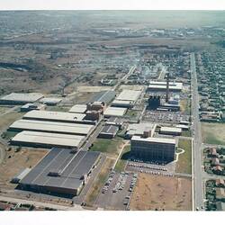 Photograph - Kodak Australasia Pty Ltd, Aerial View of the South Aspect of the Kodak Factory, Coburg, circa 1965