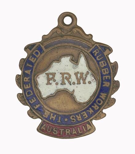 Badge - The Federated Rubber Workers