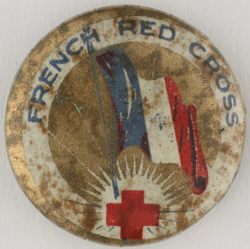 Badge - 'French Red Cross', World War I