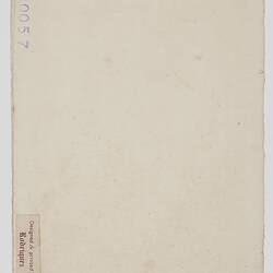 Greeting Card - Possum, Brown, No. 0057, circa 1949-1955