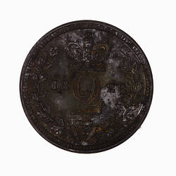 Coin - Twopence, George IV, Great Britain, 1828 (Reverse)