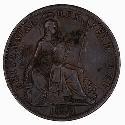 Coin - Farthing, George IV, Great Britain, 1825