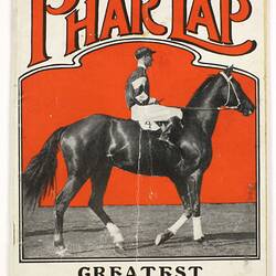 Booklet - `The Record Breaker, Phar Lap, Greatest of all Race Horses', New Century Press, 1932