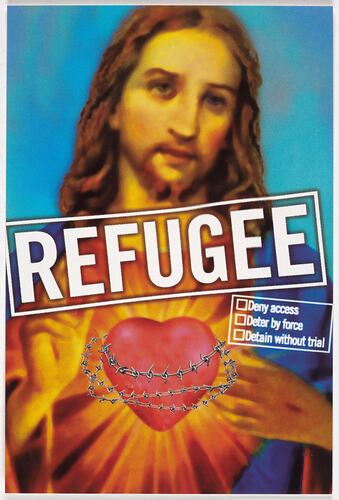 Postcard - Refuge Deny Access Deter by Force