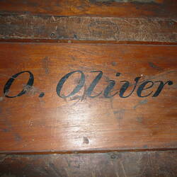 Sea Chest - Orient Line, S.S. Osterley, 1911, Name Detail