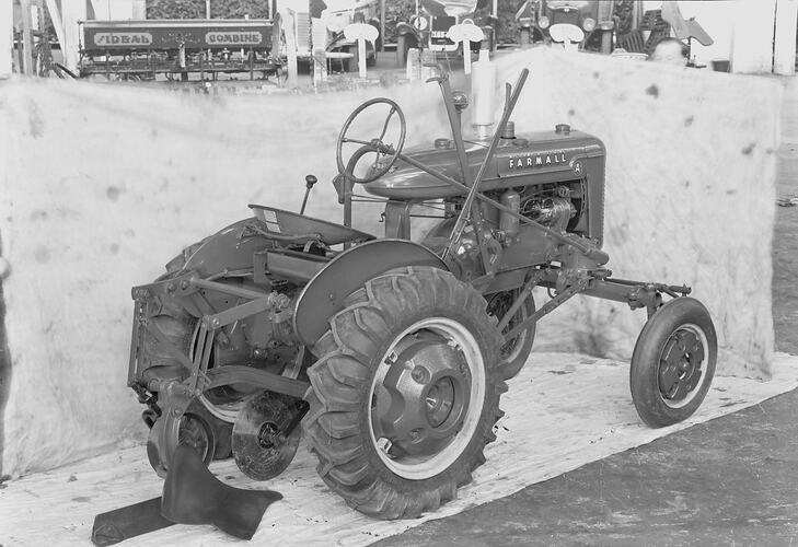 Farmall A Tractor & Mouldboard Plough