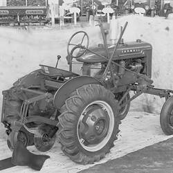 Negative - International Harvester, Farmall A Tractor & Mouldboard Plough, 1940