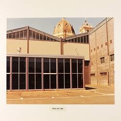 Photograph - New Eastern Annexe, North Wall, Royal Exhibition Building, Melbourne, 1982