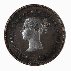 Coin - Twopence (Maundy), Queen Victoria, Great Britain, 1879 (Obverse)