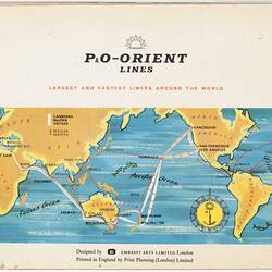 Brochure - SS Canberra, P&O Lines, circa 1961-1988