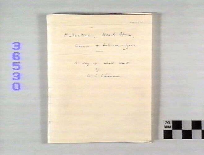 Document with written text.
