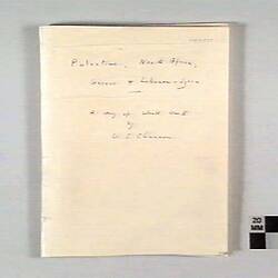 Document with written text.
