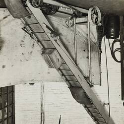 Photograph - Schumacher Mill Furnishing Works, 'Portable Stacking Elevator', Port Melbourne, Victoria, circa 1930s