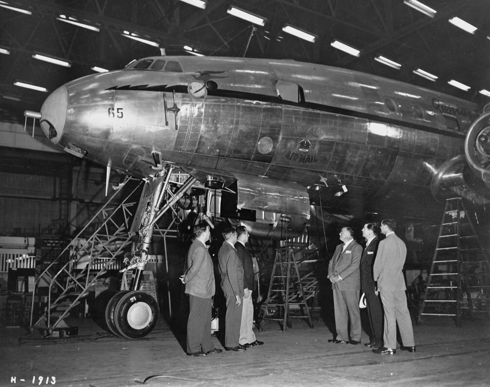 Negative - International Harvester, Visit To Lockheed Plant, Qantas ...
