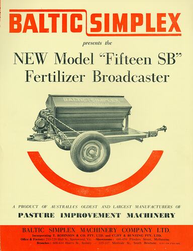 Fifteen SB Fertilizer Broadcaster