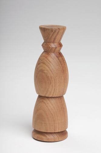 Chess Piece - Adolph Bruhn & Son, Wooden, Black Queen, circa 1970-1990