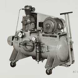 Photograph - Schumacher Mill Furnishing Works, 'Compressed Air Spray Unit Equipment', Port Melbourne, Victoria, circa 1940s