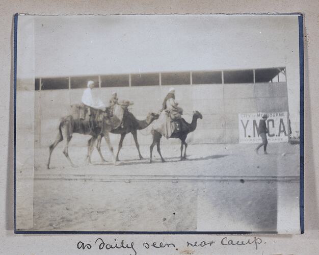 'As Daily Seen Near Camp', Egypt, Captain Edward Albert McKenna, World War I, 1914-1915