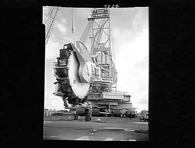 Negative - State Electricity Commission, No.10 Coal Dredger, Yallourn, Victoria, 1968
