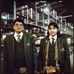 Photograph - Jayanthe & Irandani Perera, Melbourne Tram Conductors, 1997