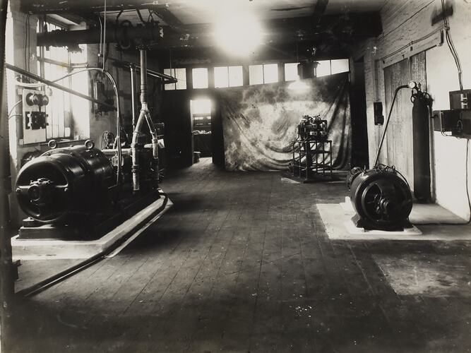 Photograph - Crankless Engines (Australia) Pty Ltd, Petrol Engine and Gas Engine, Fitzroy, Victoria, 1921