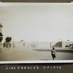Photograph - Exterior of King Farouk's Palace, Alexandria, Egypt, World War II, 1939-1943