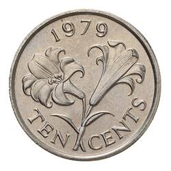 Coin - 10 Cents, Bermuda, 1979