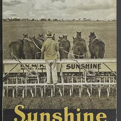 Catalogue - H.V. McKay Massey Harris, Sunshine, Seed & Fertilizer Drills, 1939