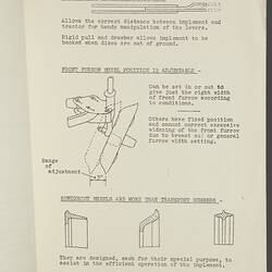 User Guide - H.V. McKay Massey Harris, Disc Cultivator, circa 1949