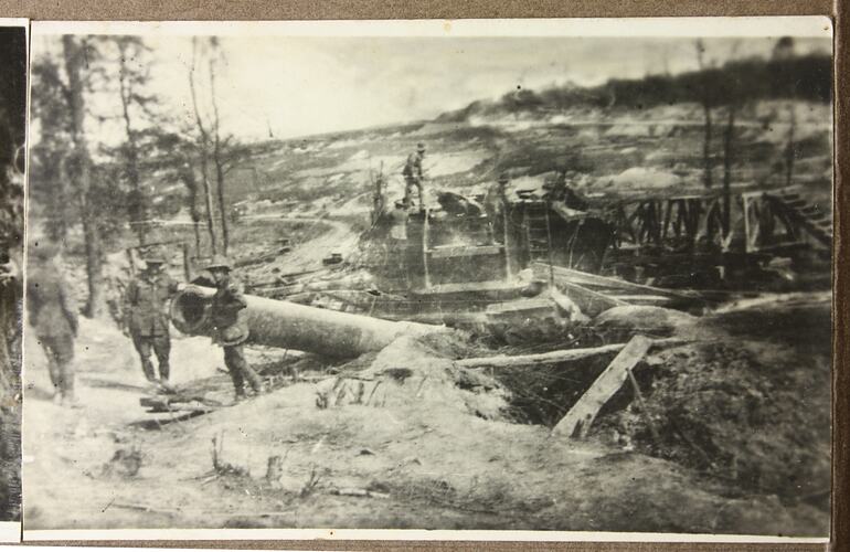 Photograph - Coastal Defence Gun, Driver Cyril Rose, World War I, 1916-1919