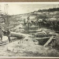 Photograph - Coastal Defence Gun, Driver Cyril Rose, World War I, 1916-1919