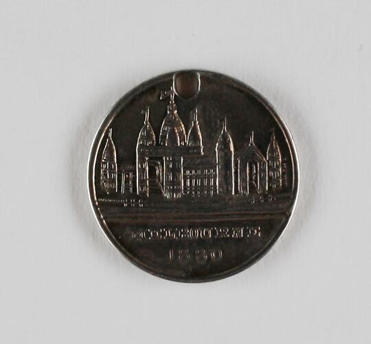 Medal - Melbourne International Exhibition, Victoria, Australia, 1880