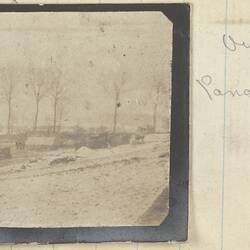 Photograph - Army Camp, Becordel, France, Sergeant John Lord, World War I, 1917