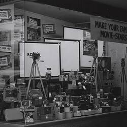 Photograph - Kodak, Shopfront Display, 'Make Your Family Movie Stars',Tasmania, 1960